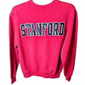 VTG Stanford University Champion Reverse Weave Sweatshirt Mens SM Embroidered